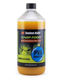 Carp Food PVA Booster 1000ml Vanilka & Smetana