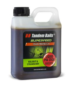 SuperFeed Liquid PVA Stick Booster 1000 ml Halibut & Jahoda